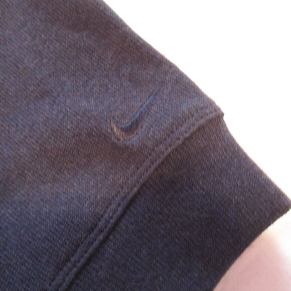 Nike Golf Pullover Sweater Mock Neck Size Medium 3/4 Zip Blue - Picture 8 of 8